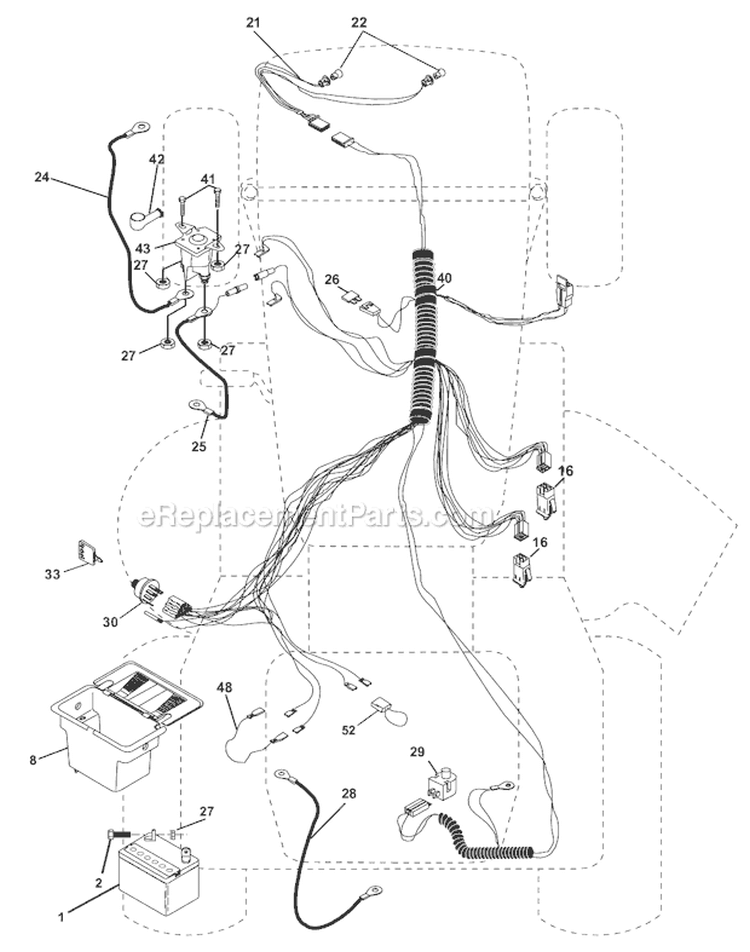 Page A Diagram and Parts List for WE13T38D  Weed Eater Lawn Tractor